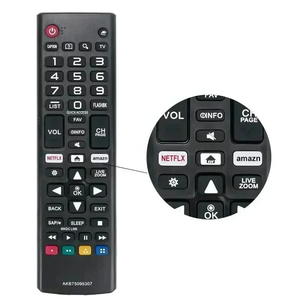 Remote Control Replacement‎ for LG LED LCD TV AKB75095307 See Compatibility List